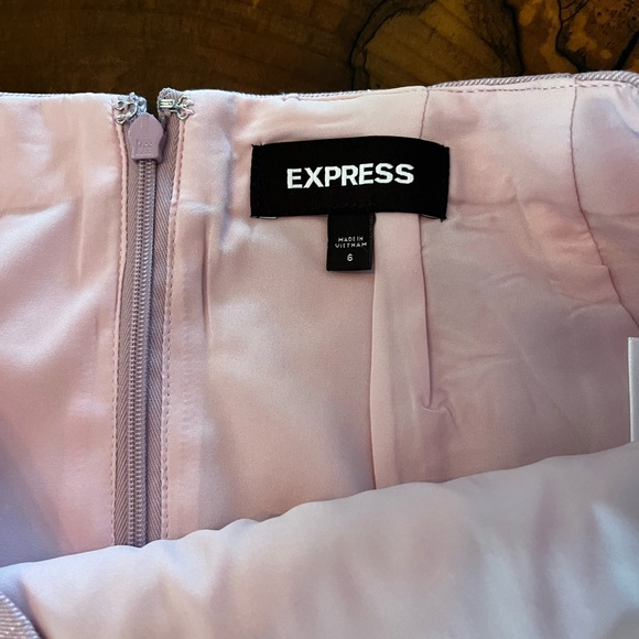 Express Size 6 Pink Pencil Skirt - Picture 3 of 5